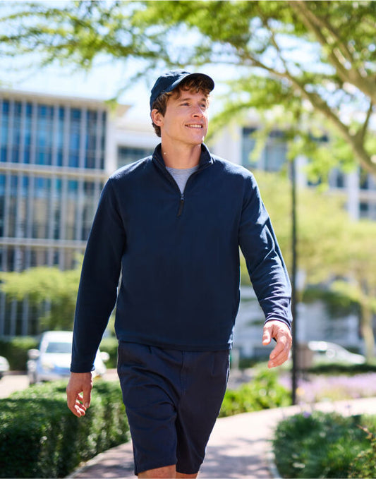 Micro Zip Neck Fleece